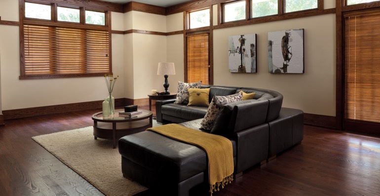 Fort Lauderdale hardwood floor and blinds